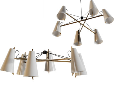 北欧金属灯罩吊灯