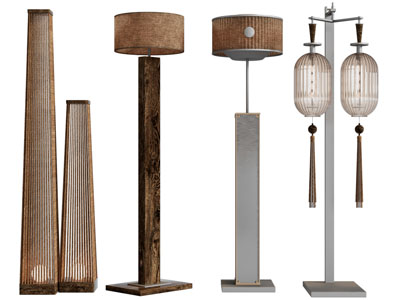 侘寂风落地灯