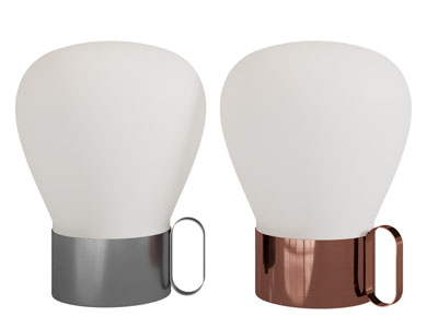 现代带手柄的台灯