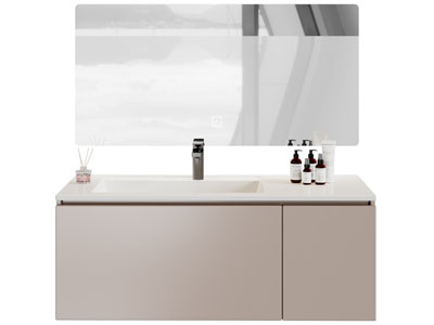 现代洗手台、镜子