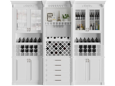 欧式酒柜3d模型 欧式酒柜