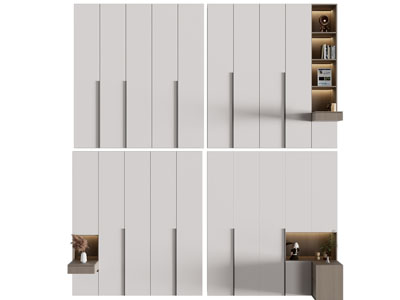 现代装饰衣柜3d模型 现代装饰衣柜