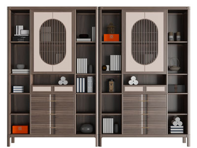 新中式实木装饰柜