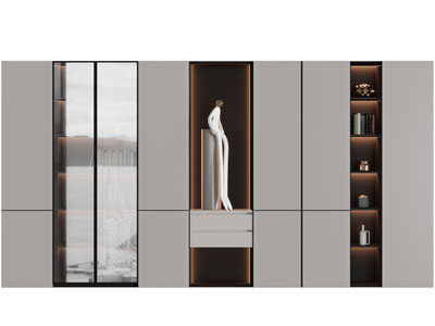 现代衣柜3d模型 现代衣柜