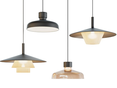 现代金属灯罩吊灯