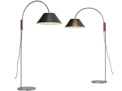 现代金属支架落地灯