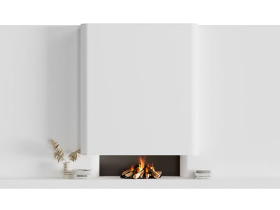 侘寂风电视背景墙3d模型 侘寂风电视背景墙