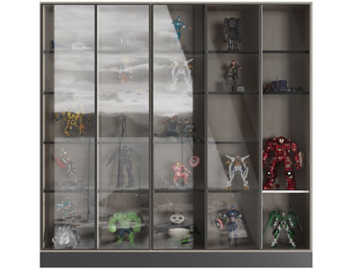 现代玩具收纳装饰柜