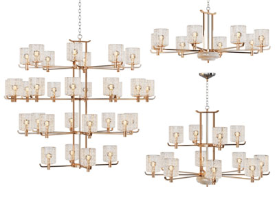 新中式多层多头吊灯