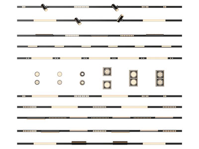 现代筒灯射灯、轨道磁吸灯