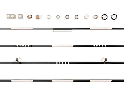 现代筒灯射灯、轨道磁吸灯