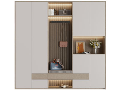 现代玄关装饰鞋柜