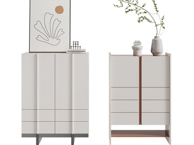 现代玄关柜、边柜