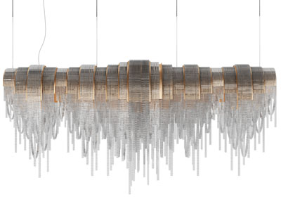 现代水晶流苏吊灯
