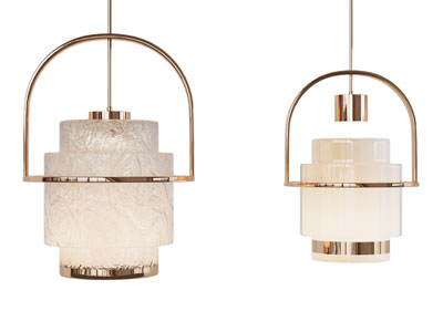 现代提篮造的吊灯