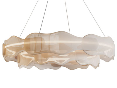 现代双层圆形吊灯