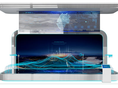 现代科技展厅展台