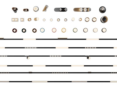 现代筒灯射灯、轨道磁吸灯