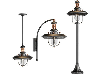 工业风loft吊灯、壁灯、落地灯