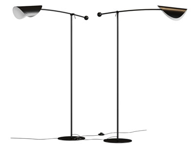 现代金属支架落地灯