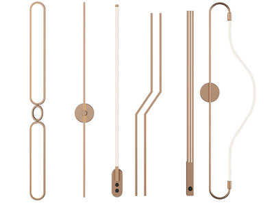 现代轻奢线性壁灯