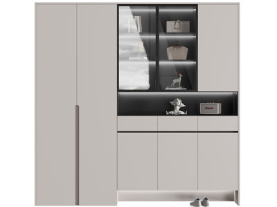 现代玄关装饰鞋柜