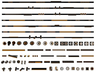 现代筒灯射灯、轨道磁吸灯