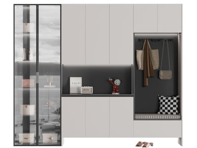 现代玄关装饰鞋柜