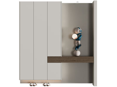 现代玄关装饰鞋柜