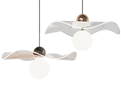 现代荷叶灯罩吊灯