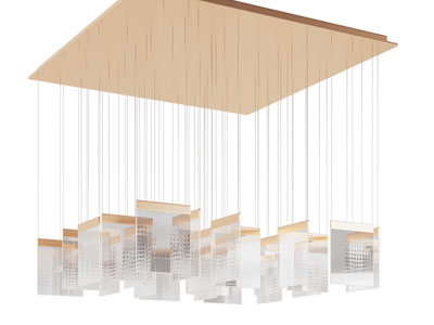 新中式方形吸顶吊灯