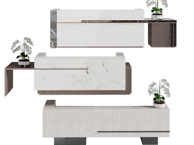 现代前台接待台