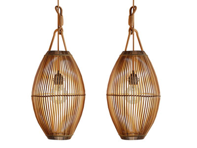 新中式鼓形镂空吊灯