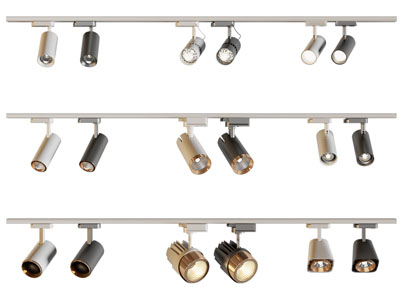 现代轨道磁吸灯