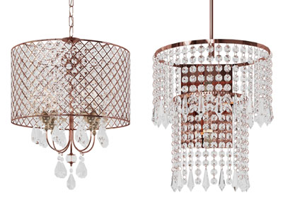 现代水晶吊坠圆形吊灯