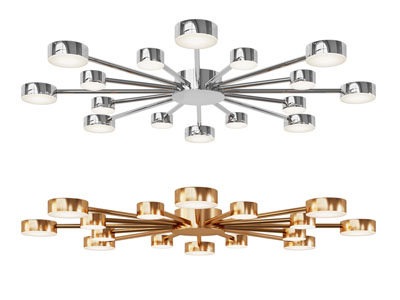 现代轻奢多头吊灯