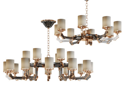 新中式多头吊灯