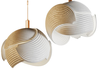 现代拼接灯罩吊灯