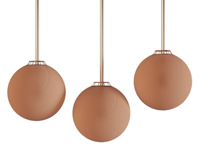 现代球形灯罩吊灯