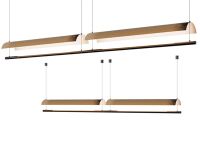 现代长条形吊灯