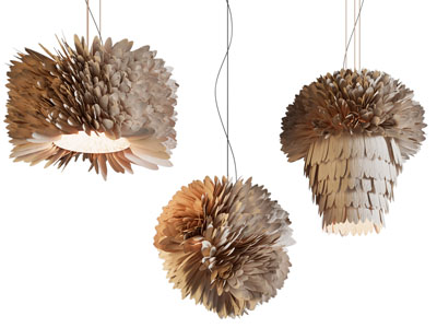 现代鸟巢造的吊灯