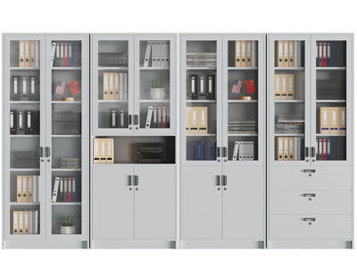 现代办公室文件收纳柜