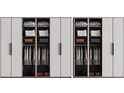 现代衣柜3d模型 现代衣柜
