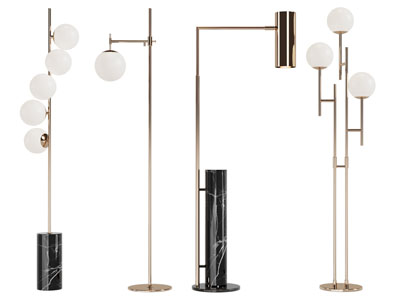 现代轻奢落地灯