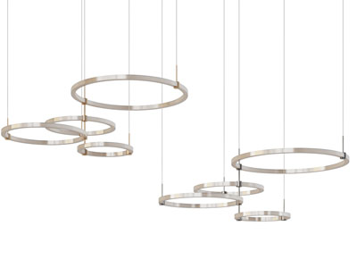 现代多圈吊灯