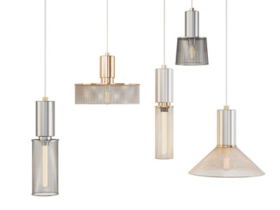 现代垂线单头小吊灯