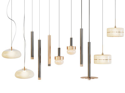 现代垂线小吊灯