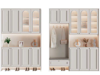 现代轻奢玄关鞋柜