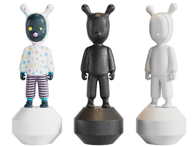 现代卡通娃娃雕塑雕刻摆件3d模型 现代卡通娃娃雕塑雕刻摆件