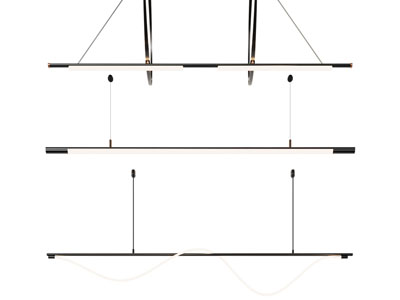 现代一字长条吊灯